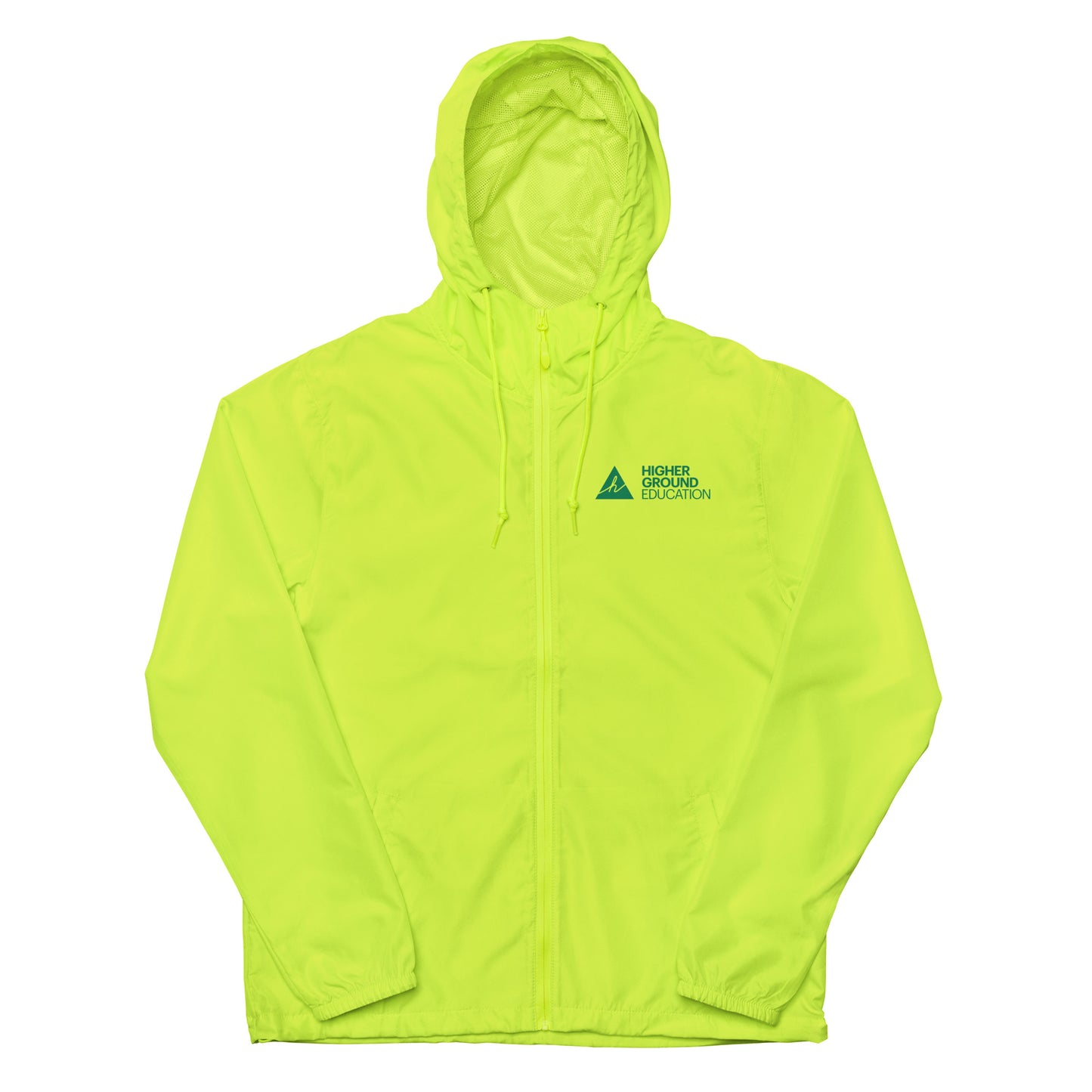 Unisex lightweight zip up windbreaker jacket